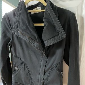 Black Moto coat never worn